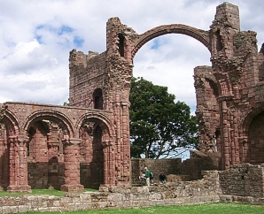 The Rainbow Arch of the Priory Church at Lindisfarne (Image Credit: Fee, Hannon, and Zoller 1999)